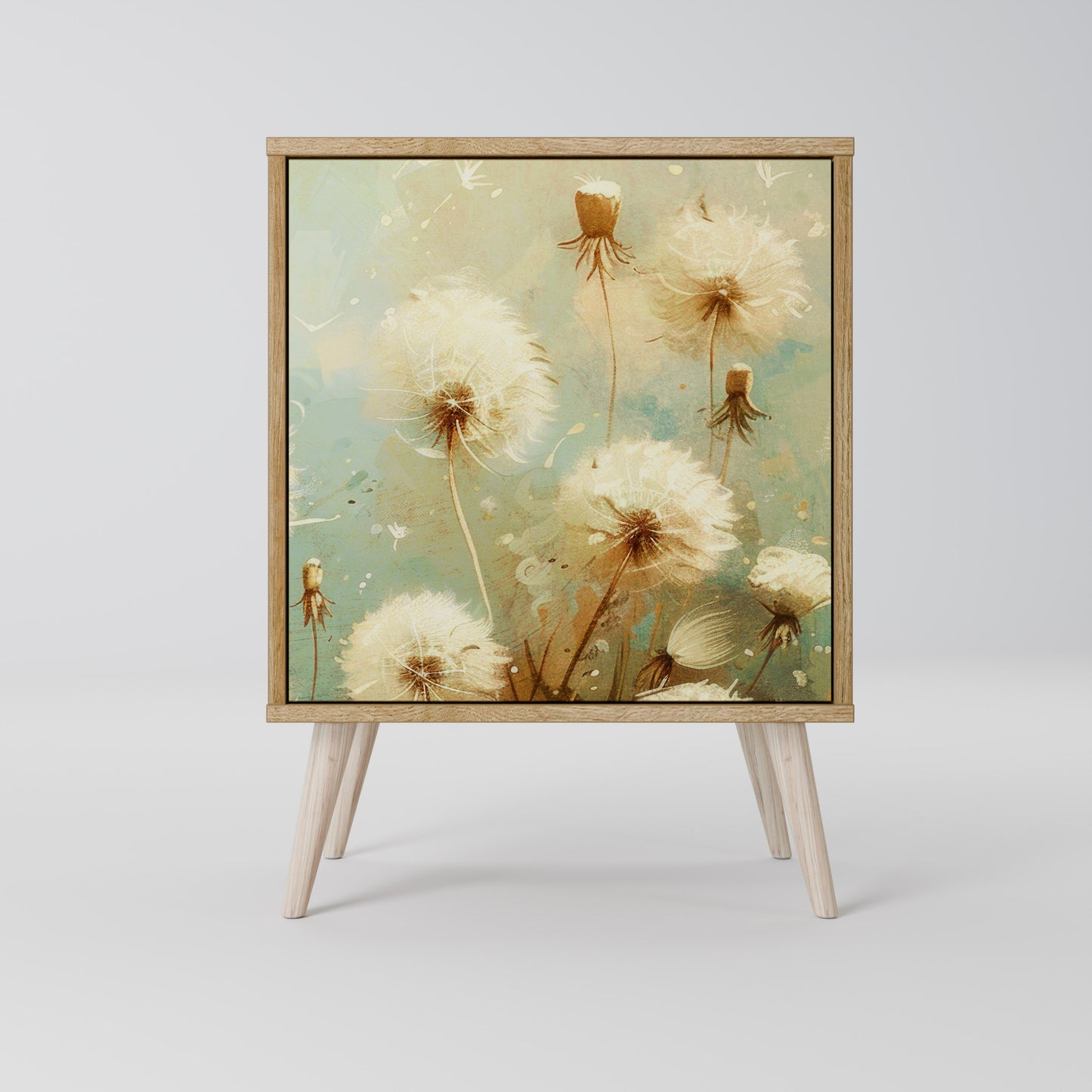 DREAMY MEADOW Madia a 1 anta effetto rovere