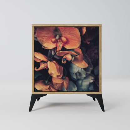 NEVERENDING BLOOM 1-Door Sideboard in Oak Effect