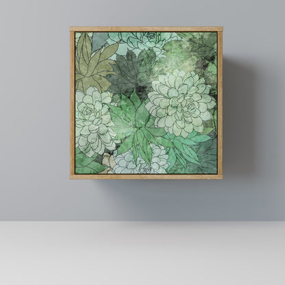 SUCCULENT CLUSTER Madia a 1 anta effetto rovere