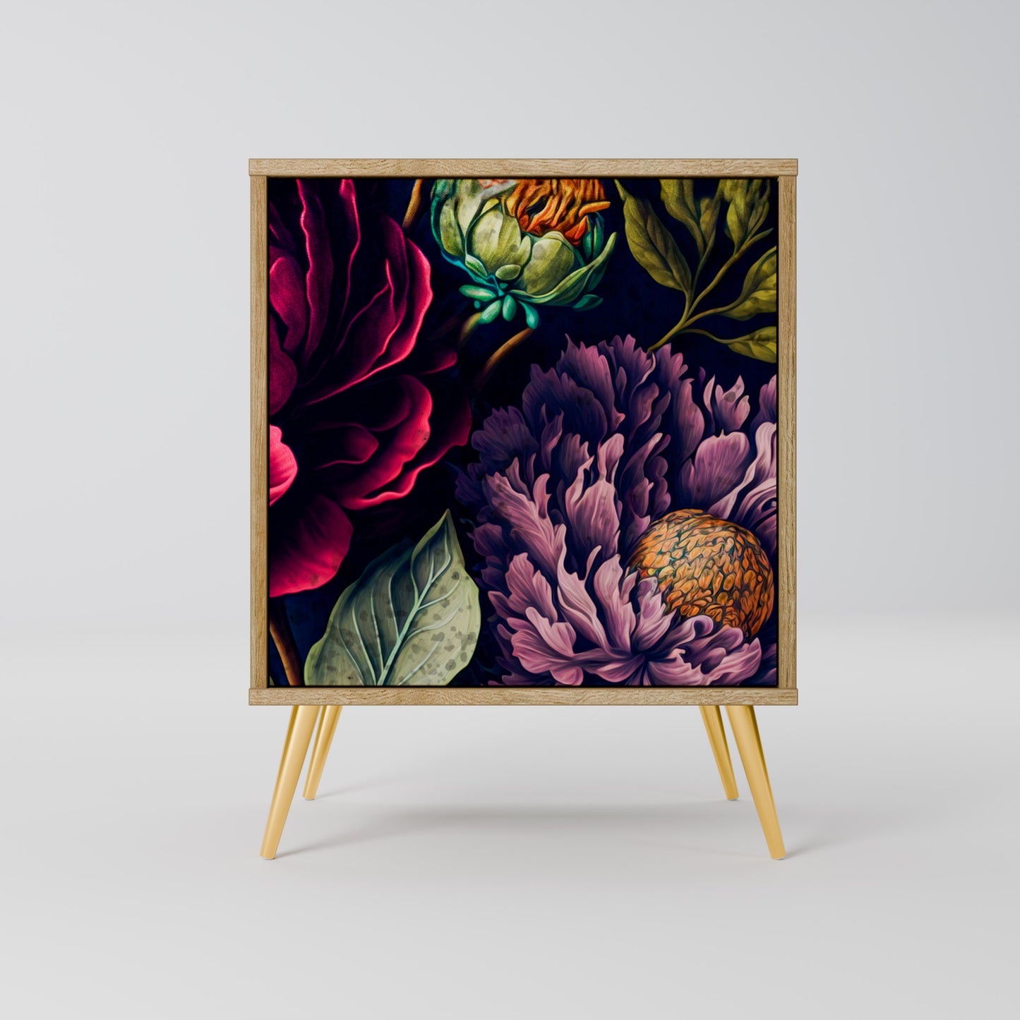 BLOOMING ELEGANCE Madia a 1 anta effetto rovere