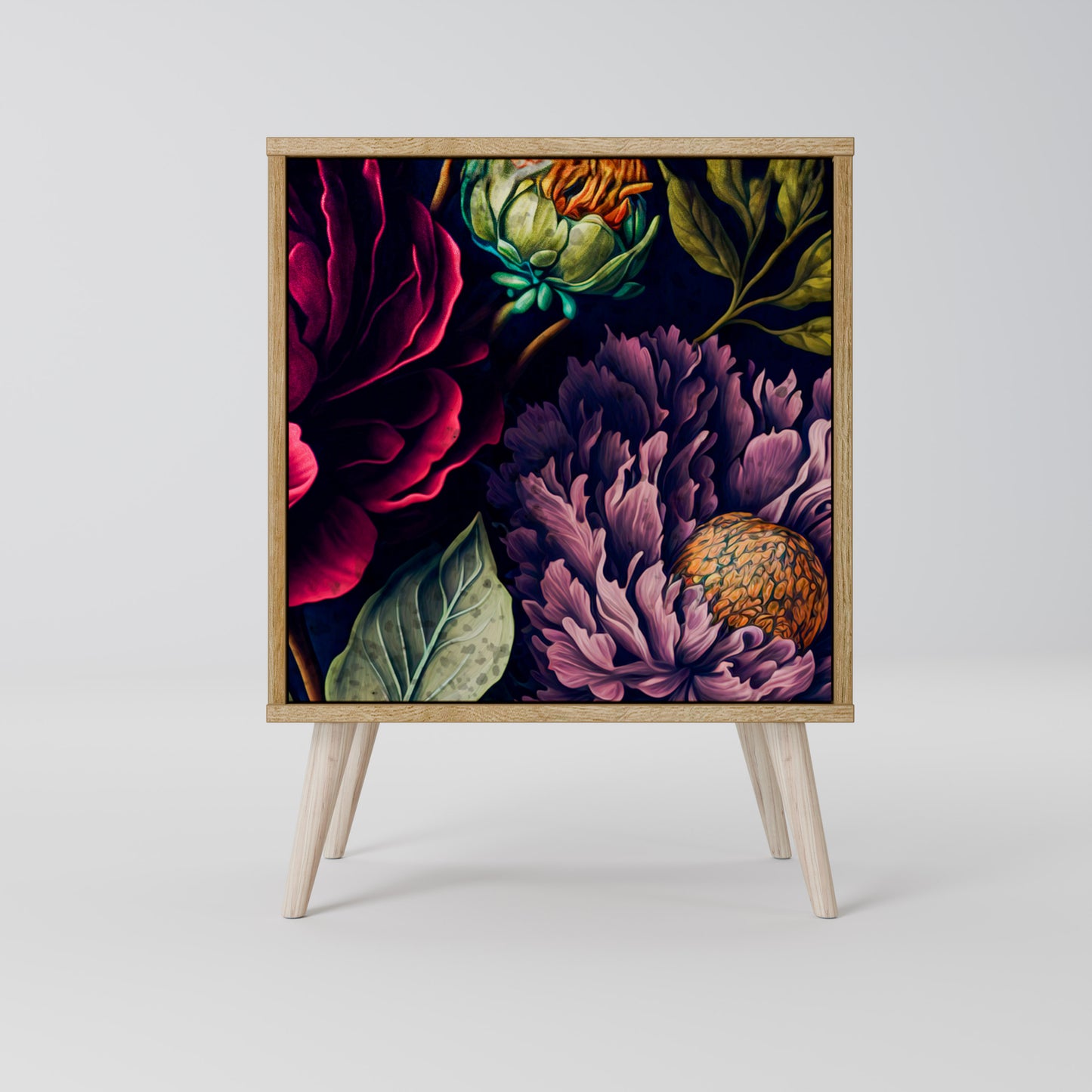 BLOOMING ELEGANCE Madia a 1 anta effetto rovere