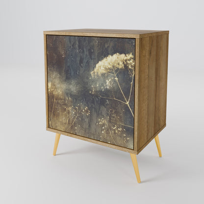 GENTLE POWER Madia a 1 anta effetto rovere