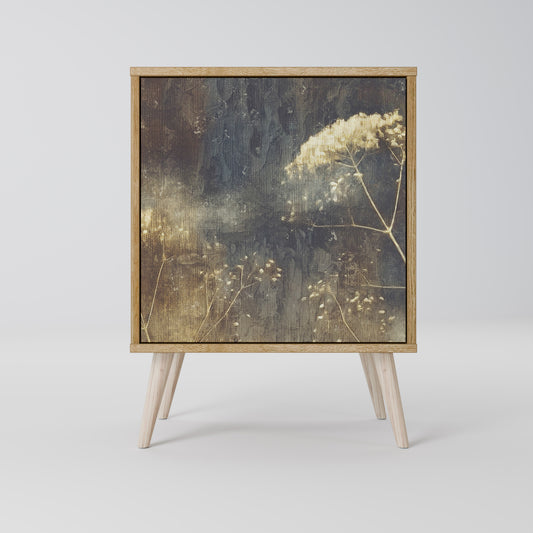 GENTLE POWER Madia a 1 anta effetto rovere