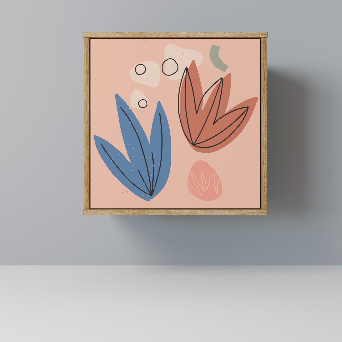 PASTEL DESTINY Madia a 1 anta effetto rovere