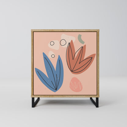 PASTEL DESTINY Madia a 1 anta effetto rovere