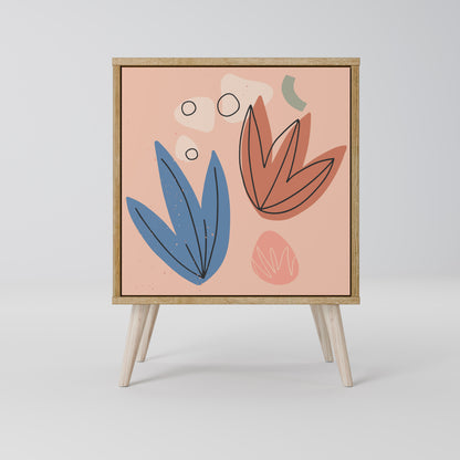 PASTEL DESTINY Madia a 1 anta effetto rovere