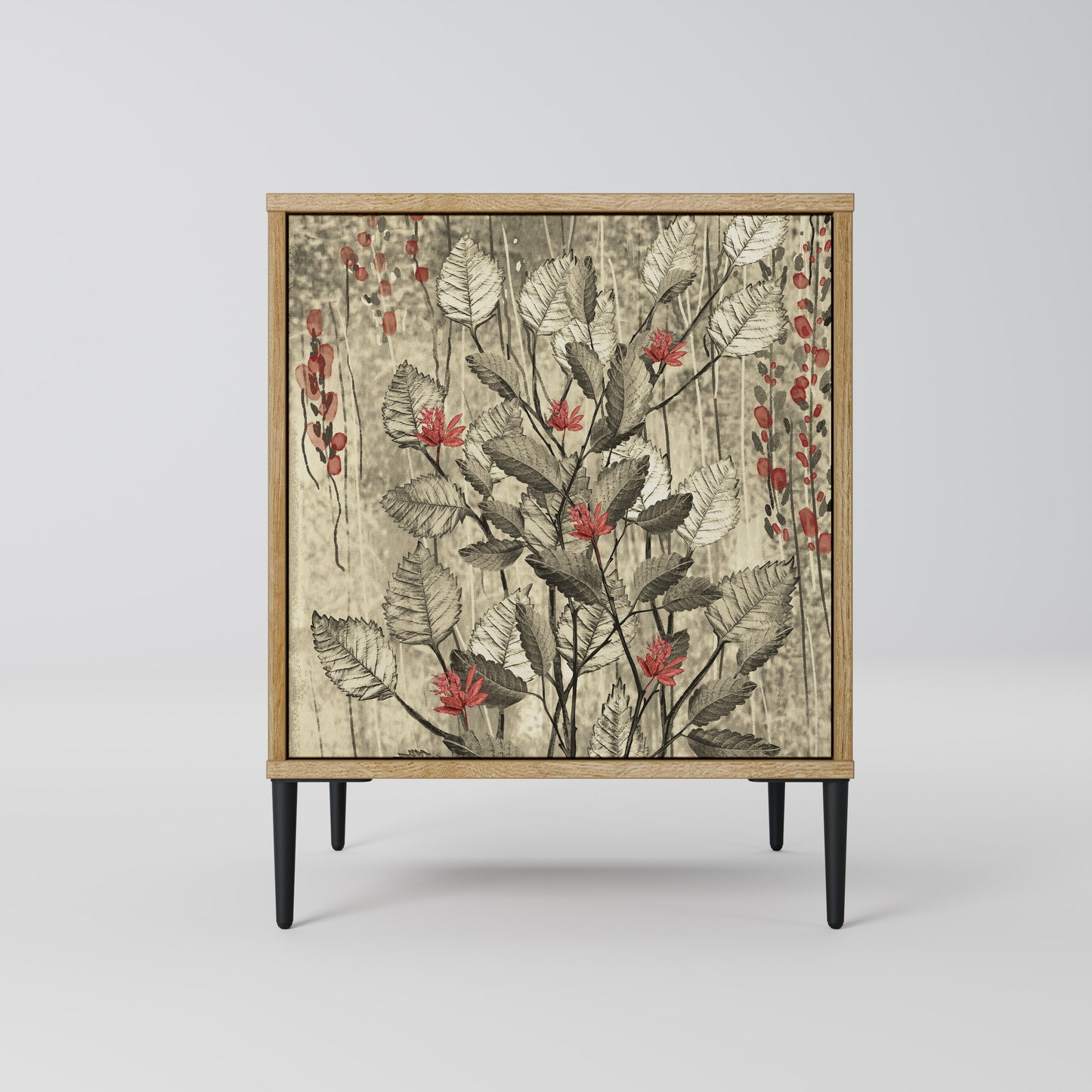 HERBAL GRACE Madia a 1 anta effetto rovere