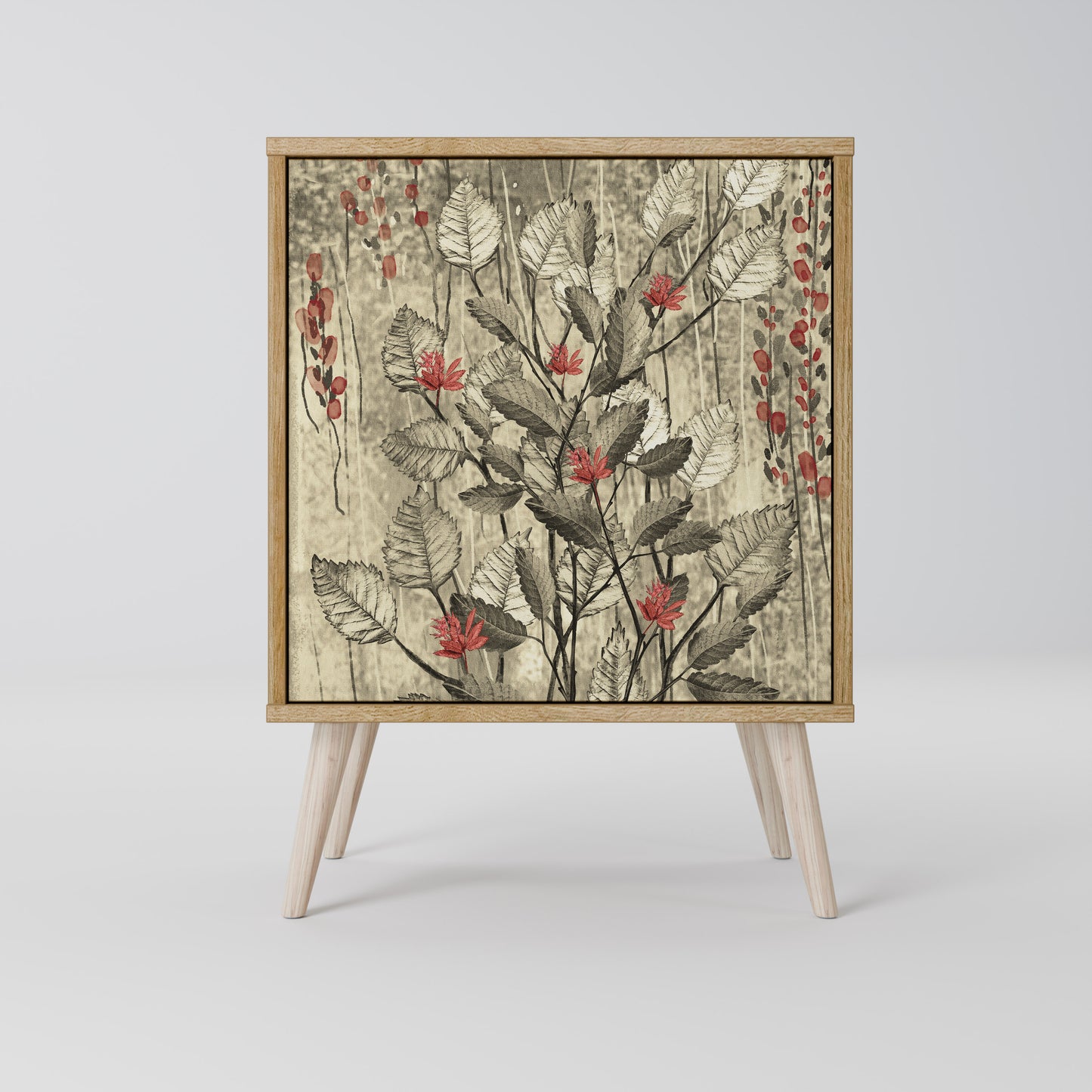 HERBAL GRACE Madia a 1 anta effetto rovere