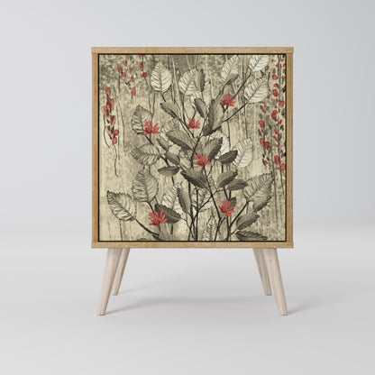 HERBAL GRACE Madia a 1 anta effetto rovere