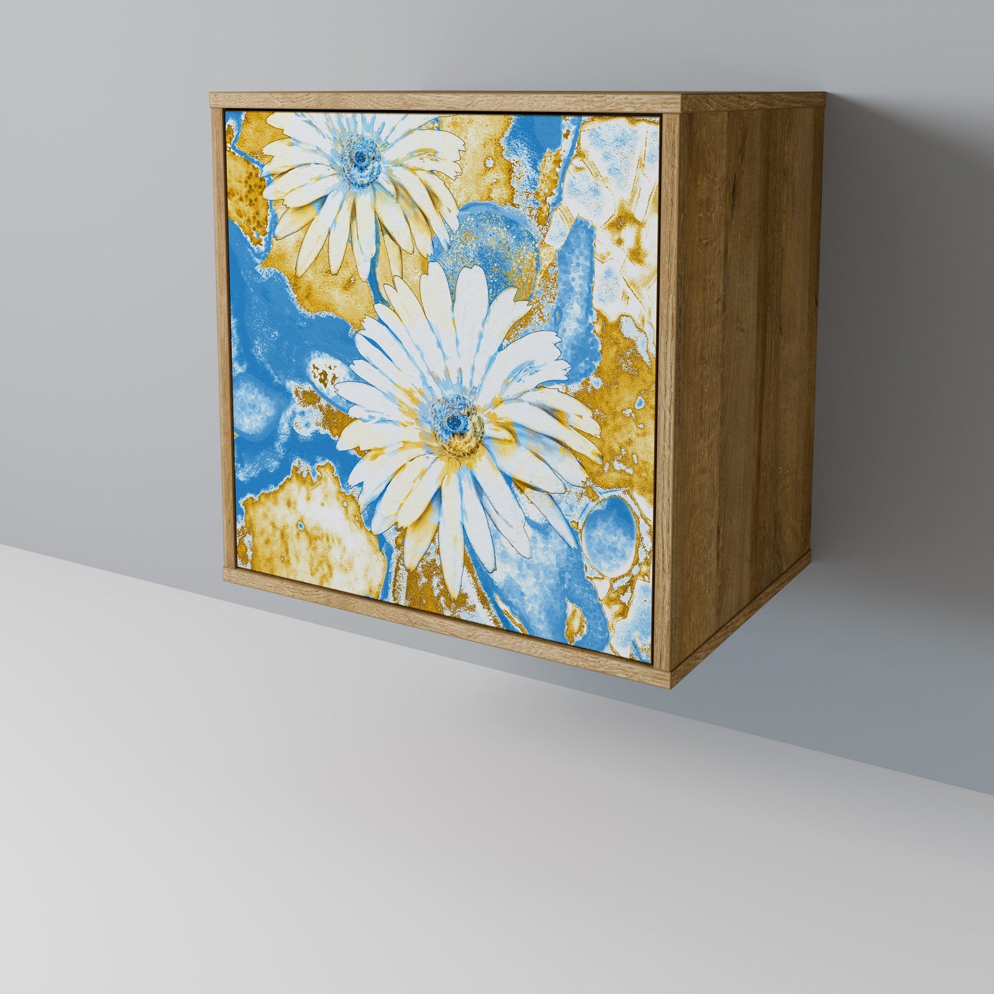 DAISY LUXE Madia a 1 anta effetto rovere