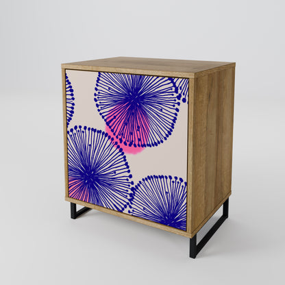 MAGIC NATURE Madia a 1 anta effetto rovere