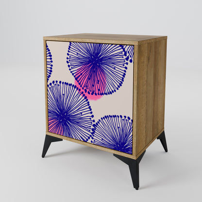 MAGIC NATURE Madia a 1 anta effetto rovere