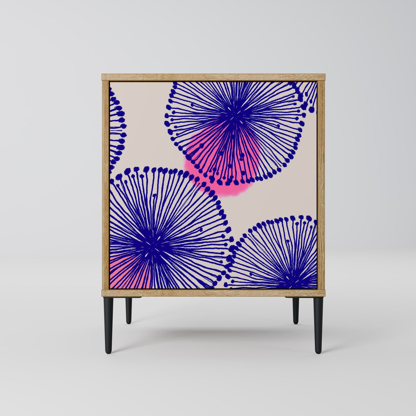 MAGIC NATURE Madia a 1 anta effetto rovere