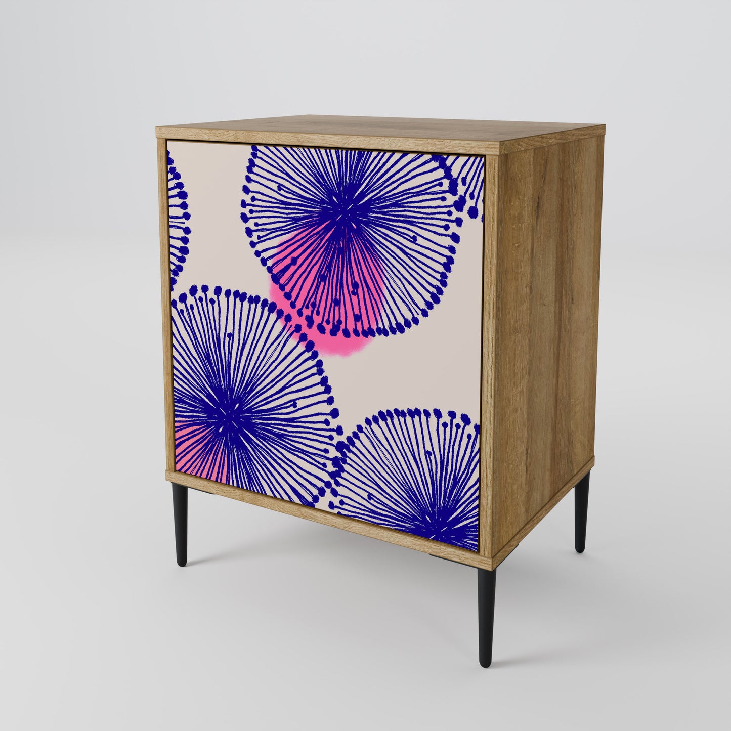 MAGIC NATURE Madia a 1 anta effetto rovere