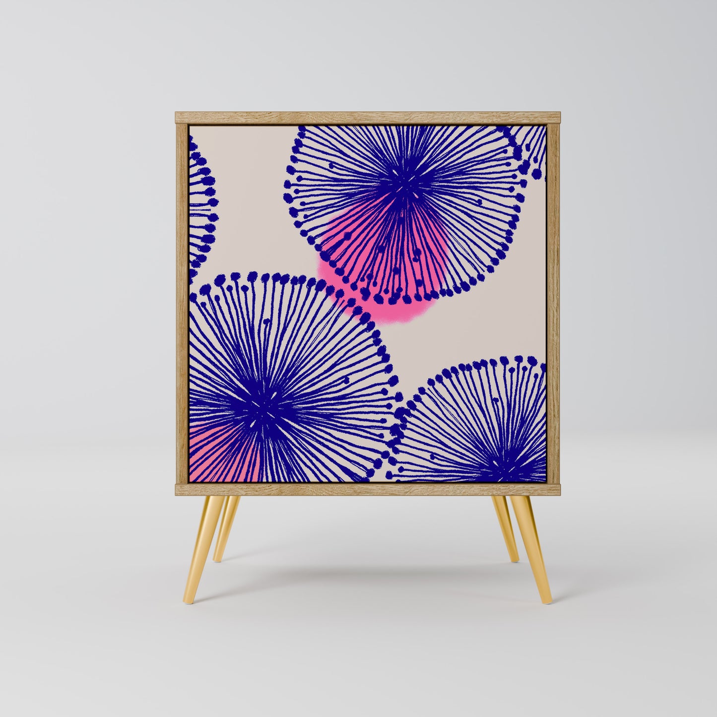 MAGIC NATURE Madia a 1 anta effetto rovere