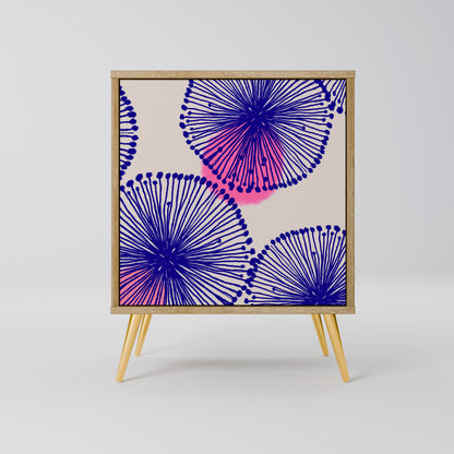 MAGIC NATURE Madia a 1 anta effetto rovere