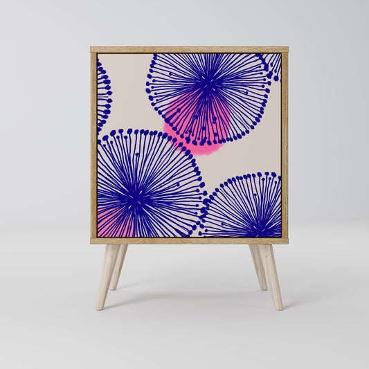 MAGIC NATURE Madia a 1 anta effetto rovere