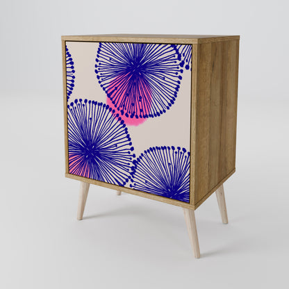 MAGIC NATURE Madia a 1 anta effetto rovere