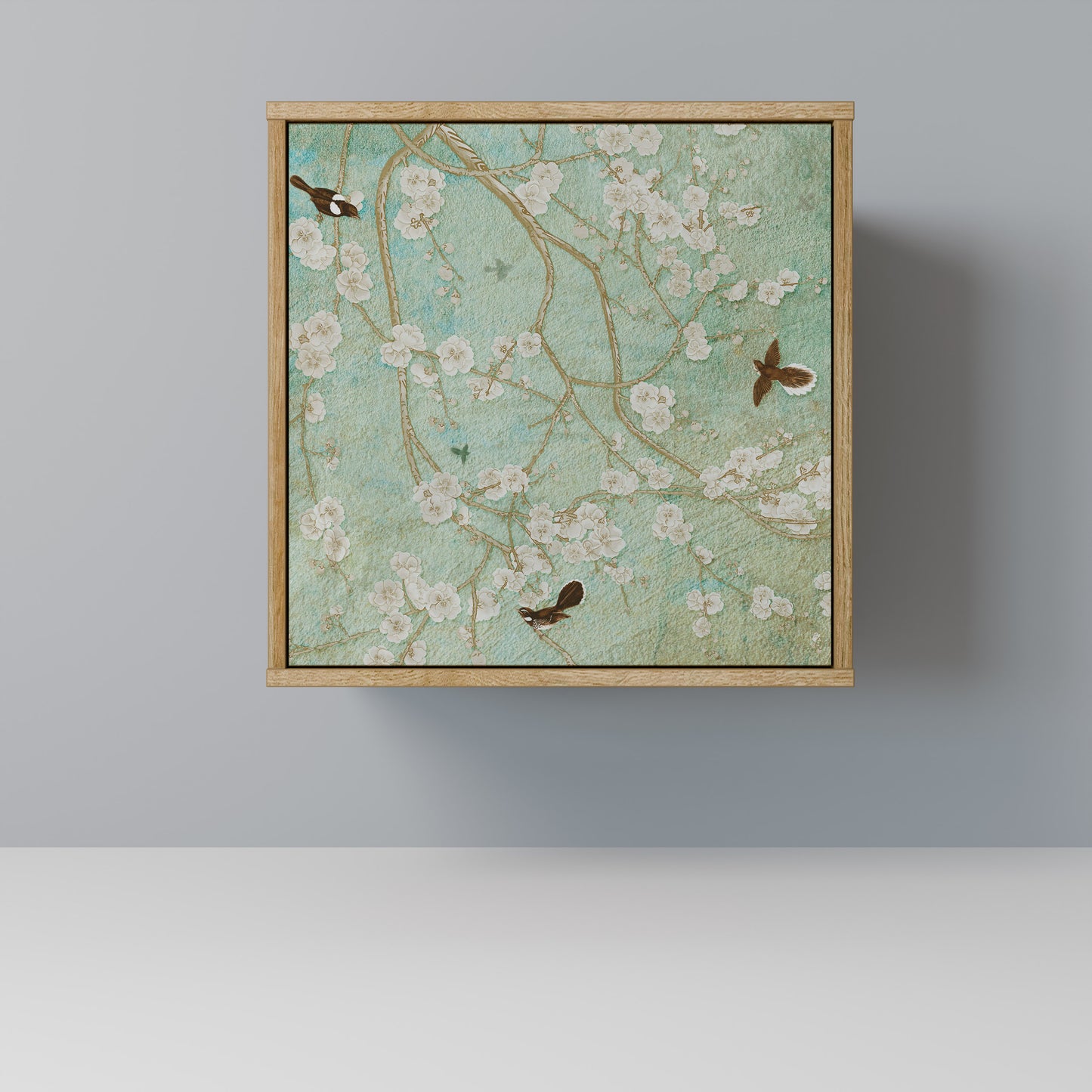 BLOOMING CHARM Madia a 1 anta effetto rovere