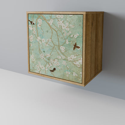 BLOOMING CHARM Madia a 1 anta effetto rovere