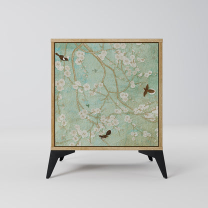 BLOOMING CHARM Madia a 1 anta effetto rovere