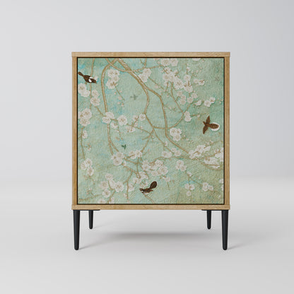 BLOOMING CHARM Madia a 1 anta effetto rovere