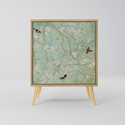 BLOOMING CHARM Madia a 1 anta effetto rovere