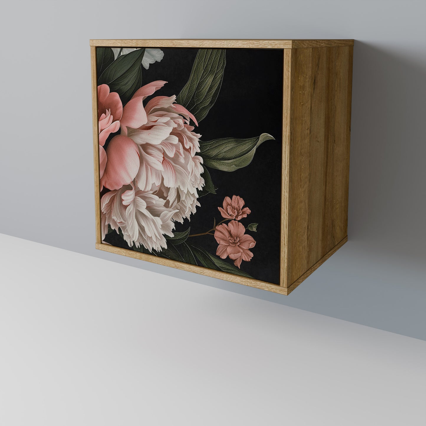 LUSH ELEGANCE Madia a 1 anta effetto rovere