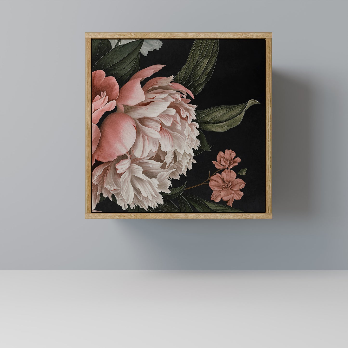 LUSH ELEGANCE Madia a 1 anta effetto rovere