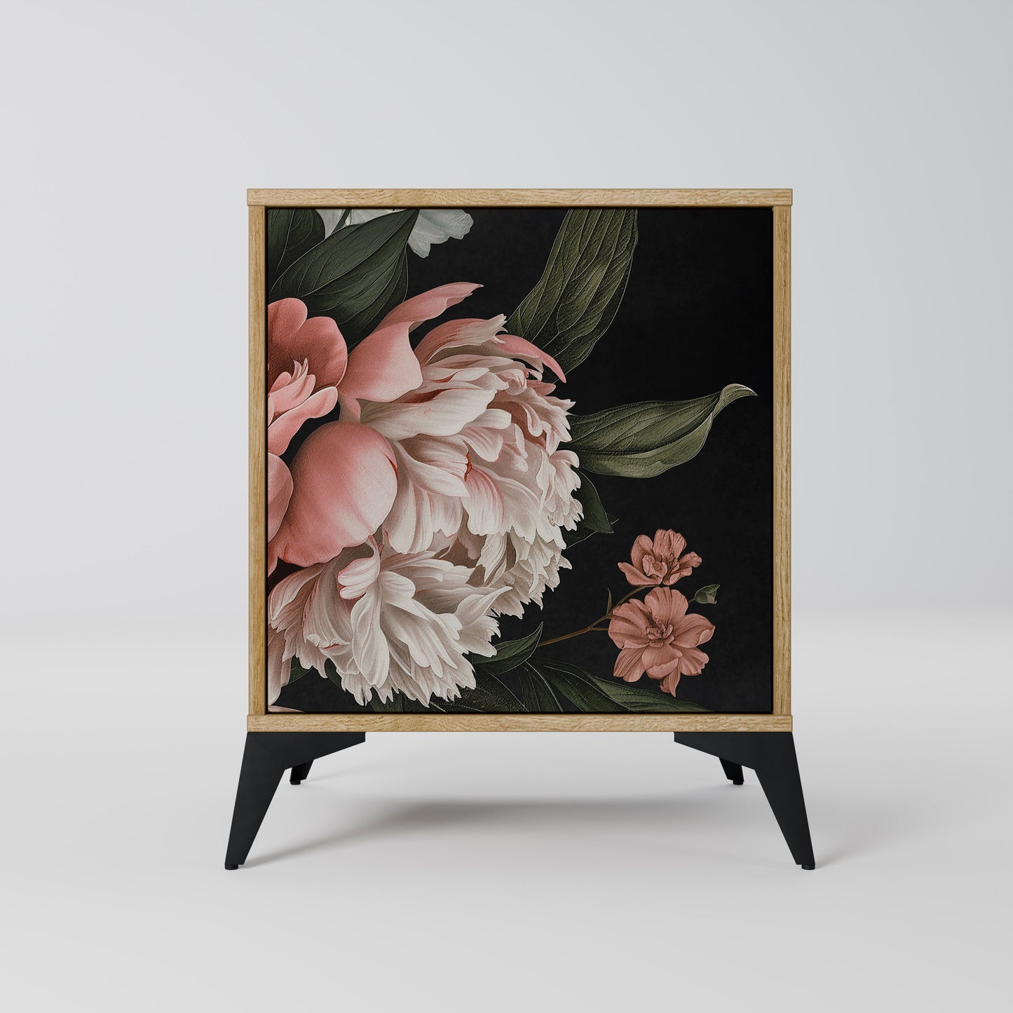 LUSH ELEGANCE Madia a 1 anta effetto rovere