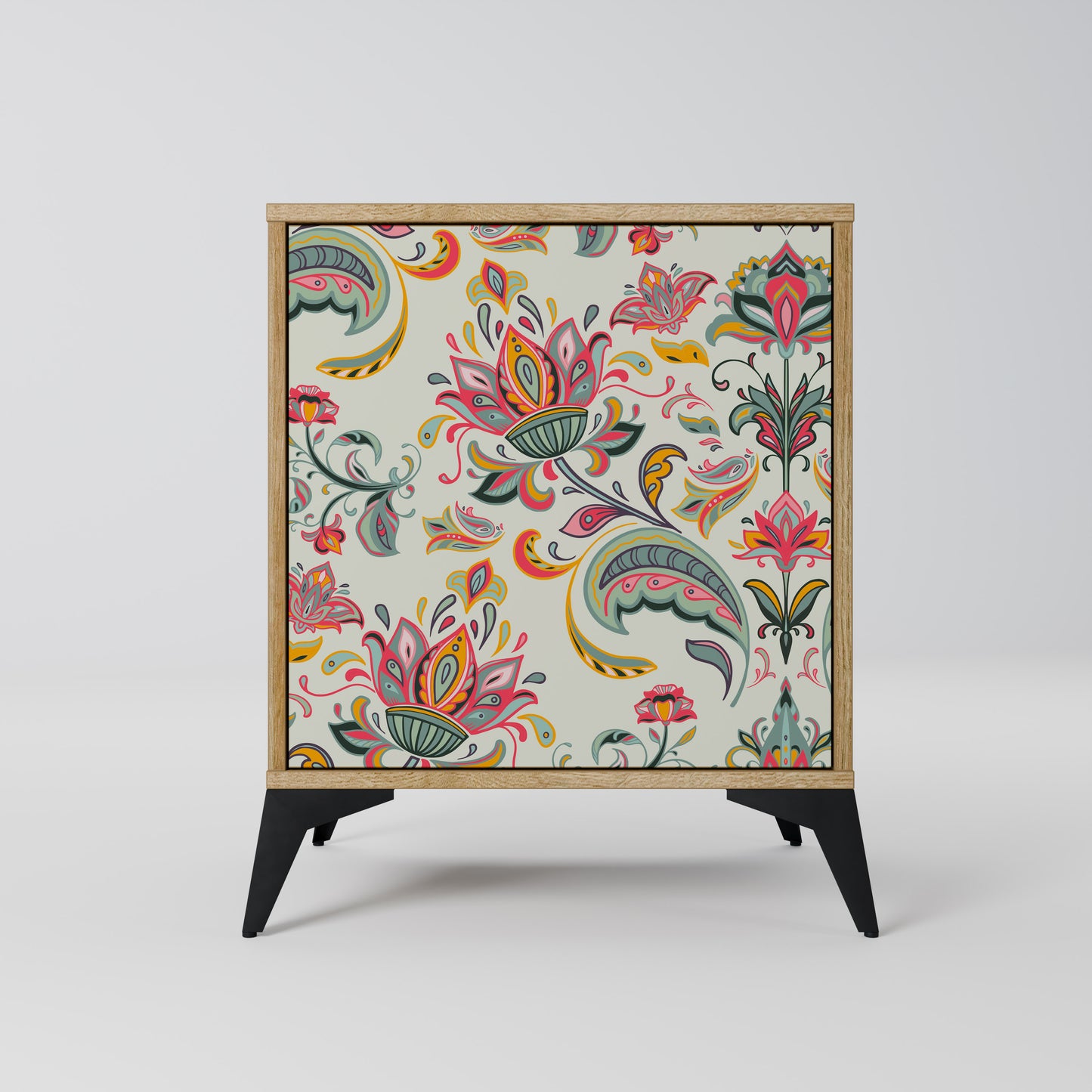 ORGANIC FOLKLORE Madia a 1 anta effetto rovere