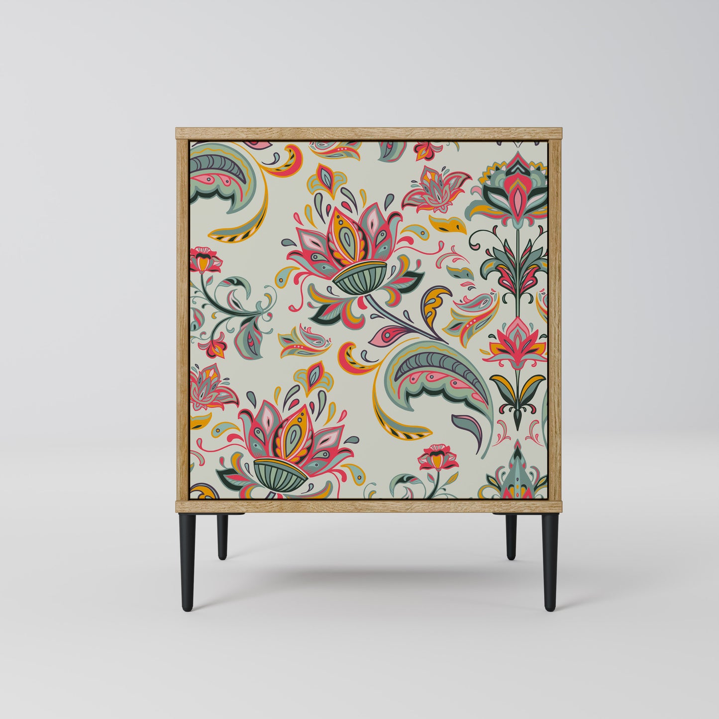 ORGANIC FOLKLORE Madia a 1 anta effetto rovere