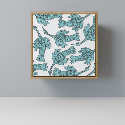 WATERSPOUT SONGIBIRD 1-Door Sideboard in Oak Effect