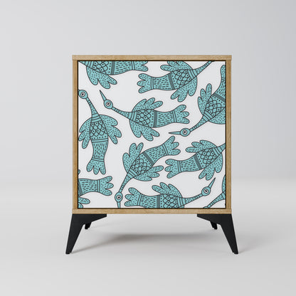 WATERSPOUT SONGIBIRD 1-Door Sideboard in Oak Effect