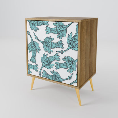 WATERSPOUT SONGIBIRD 1-Door Sideboard in Oak Effect