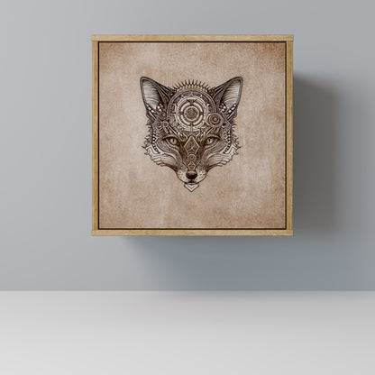 STEAMPUNK CLAN Madia a 1 anta effetto rovere