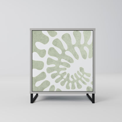 HELIX DANCE 1-Door Sideboard in Grey Finish