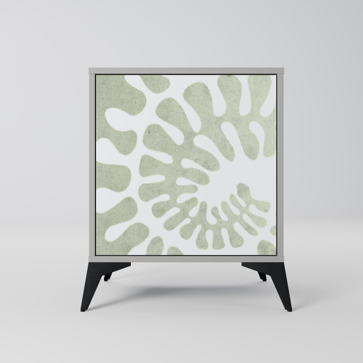 HELIX DANCE 1-Door Sideboard in Grey Finish