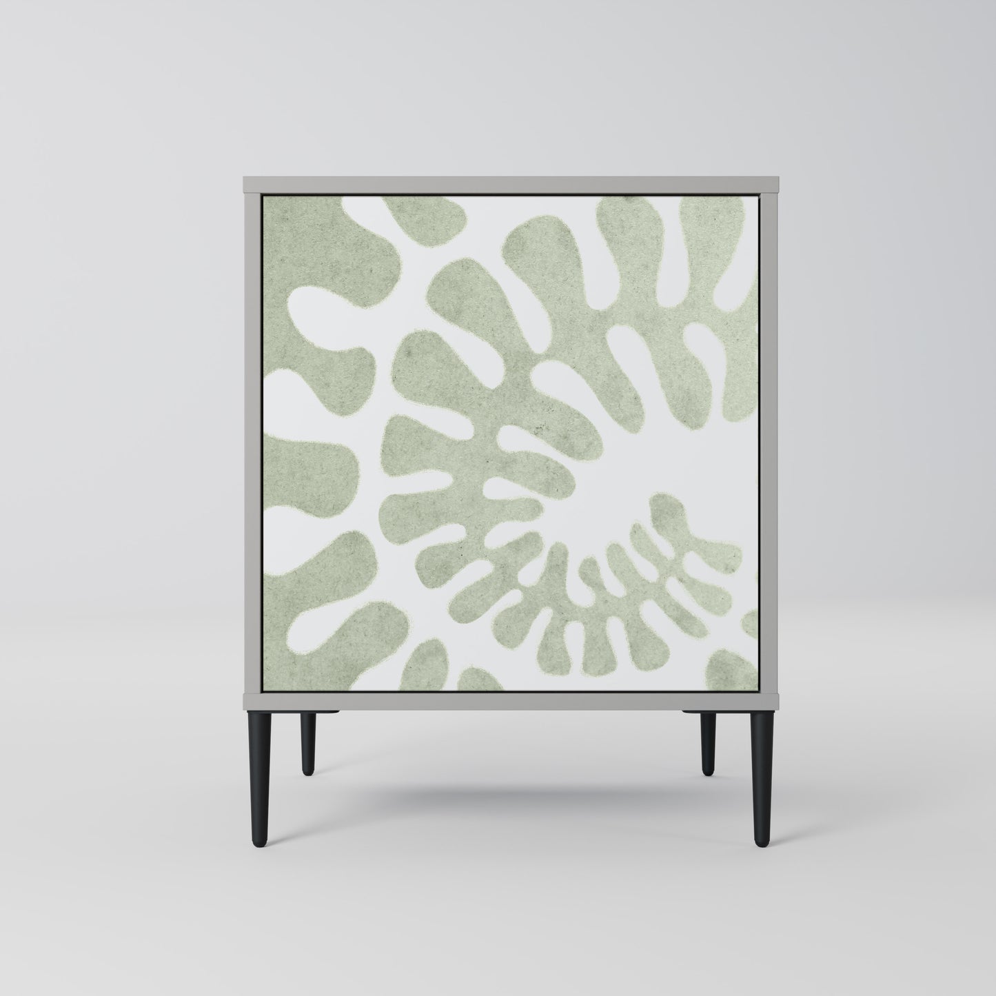 HELIX DANCE 1-Door Sideboard in Grey Finish