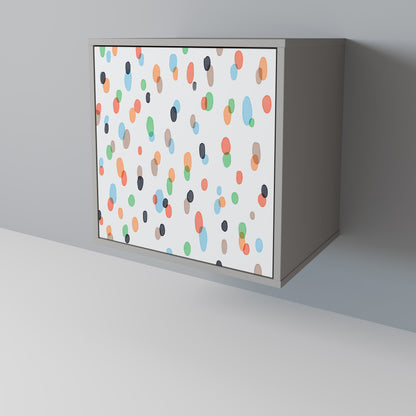 Credenza ENERGETIC SPOT a 1 anta con finitura grigia