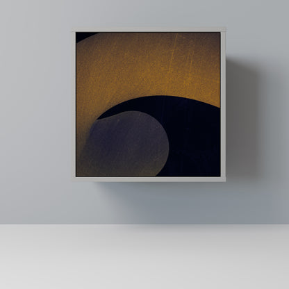 HOLLOW TIME 1-Door Sideboard in Grey Finish