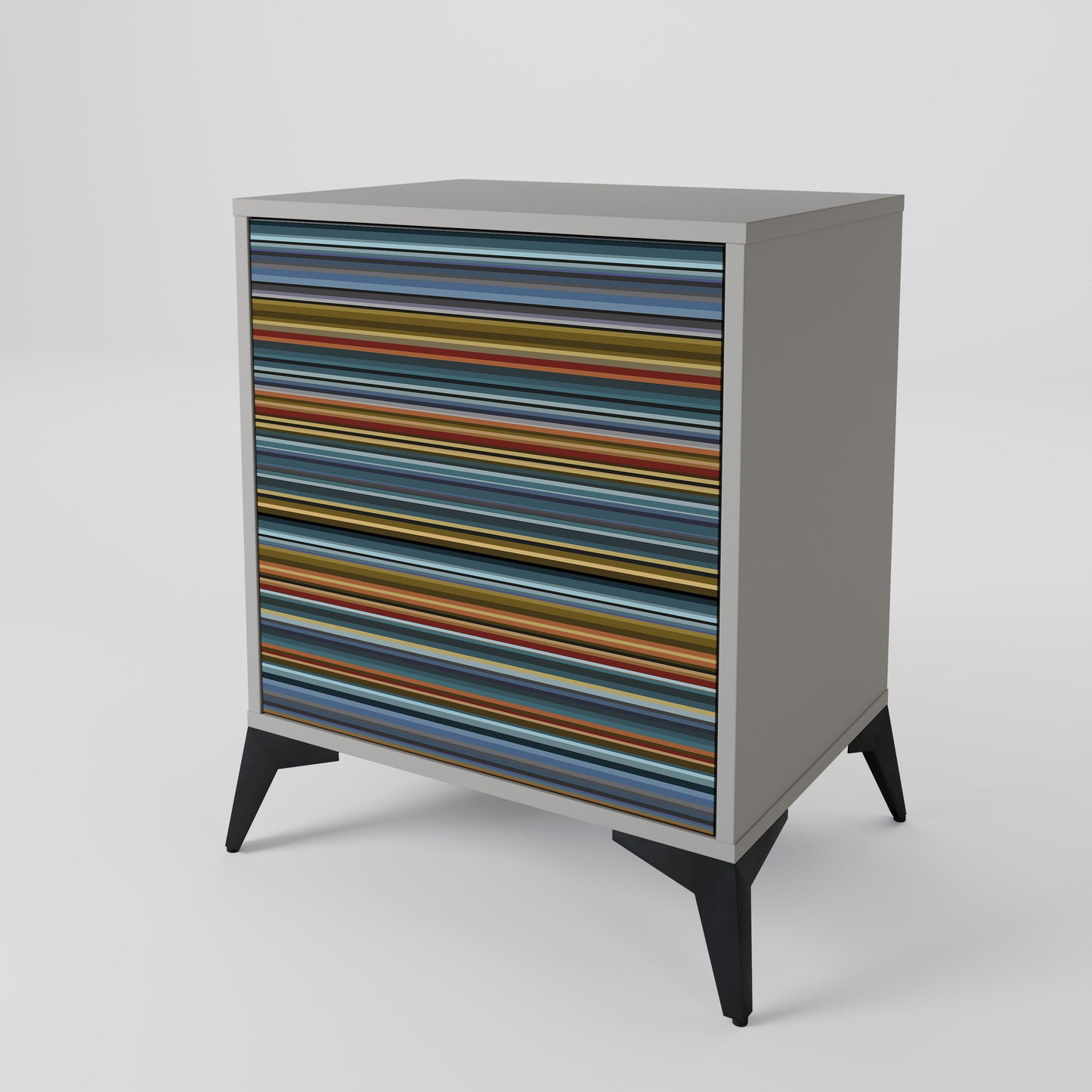 LINEOUT SPECTRUM 1-Door Sideboard in Grey Finish