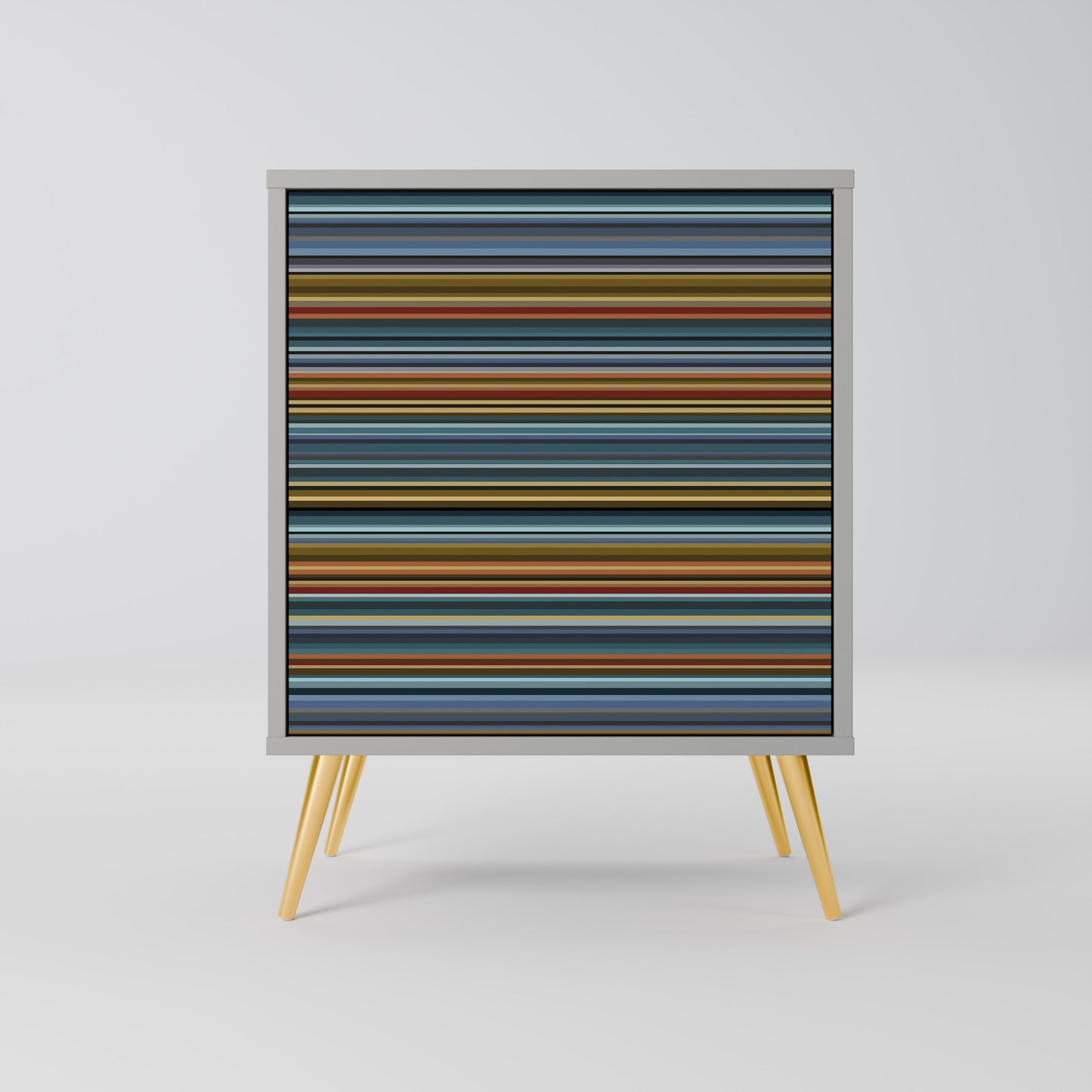 LINEOUT SPECTRUM 1-Door Sideboard in Grey Finish