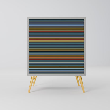 LINEOUT SPECTRUM 1-Door Sideboard in Grey Finish