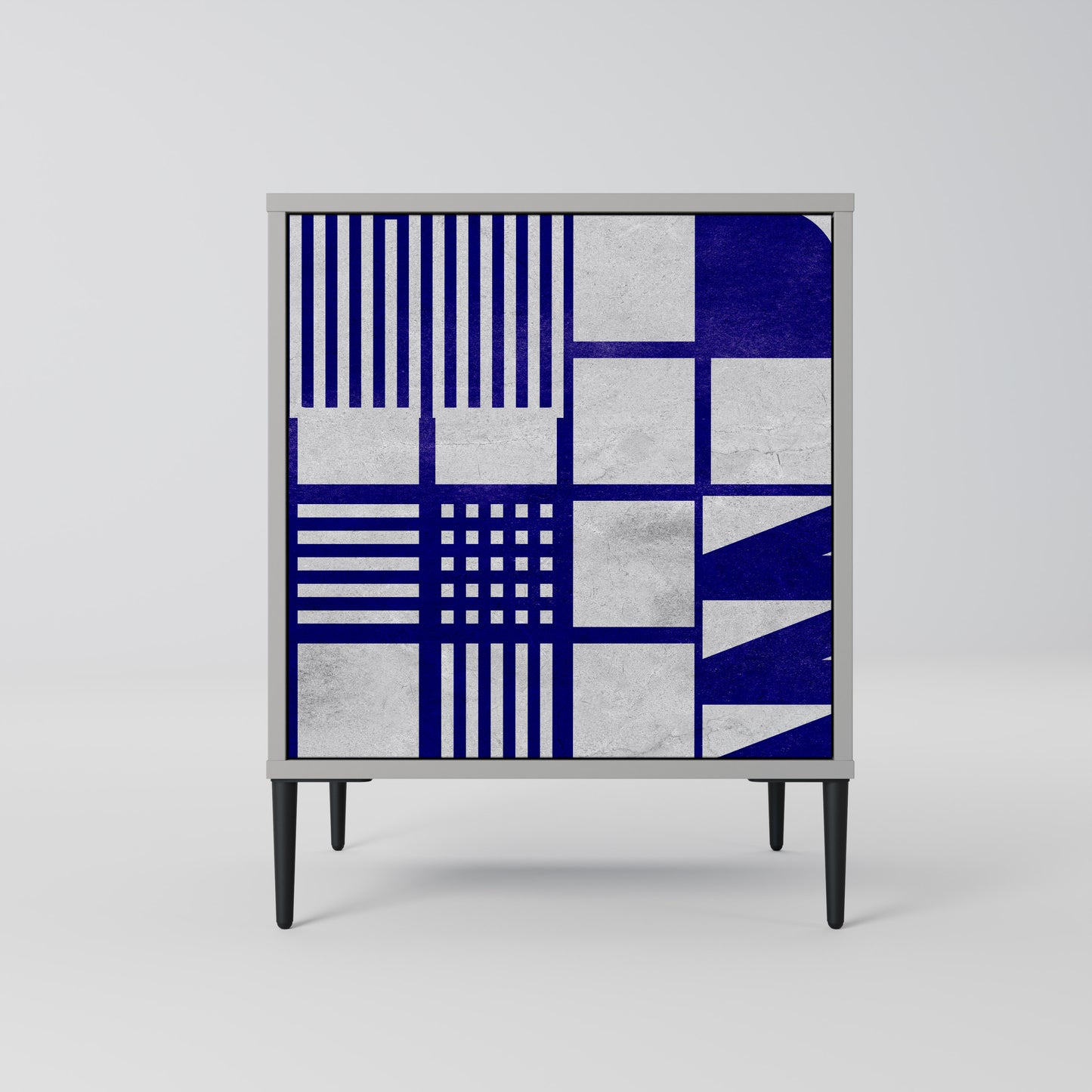 Credenza a 1 anta THE RIGHT PLACES in finitura grigia