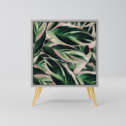 Credenza EERIE STROMANTHE a 1 anta con finitura grigia