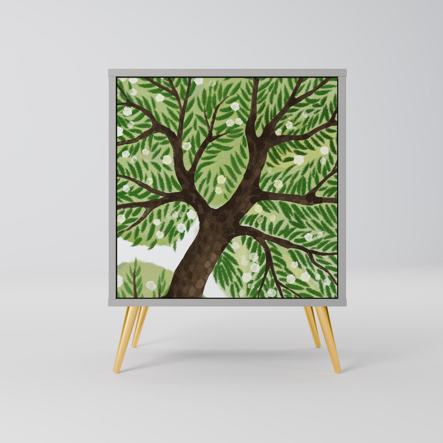 WILDERNESS DASH 1-Door Sideboard in Grey Finish