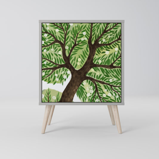 WILDERNESS DASH 1-Door Sideboard in Grey Finish