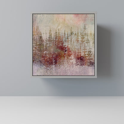 Credenza VEILED SUMMIT a 1 anta con finitura grigia