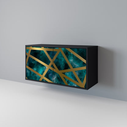 THE LABYRINTH OF GOLD 2-Door Sideboard in Black Finish